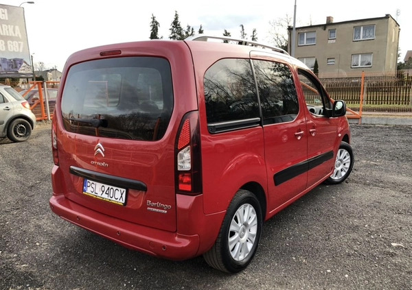 Citroen Berlingo cena 32900 przebieg: 190000, rok produkcji 2014 z Sobótka małe 154